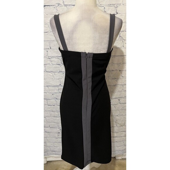 Roulette black Bodycon Sleeveless Dress Zipper Back Size 10 - Picture 4 of 7